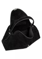 Totême Suede T-LockTop-Handle Bag