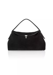 Totême Suede T-LockTop-Handle Bag