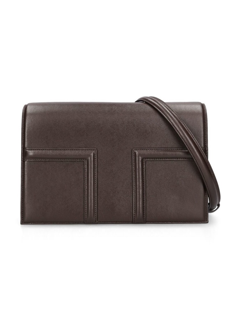 Totême T-flap Leather Shoulder Bag