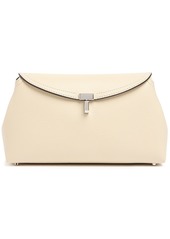 Totême T-lock Grain Leather Clutch