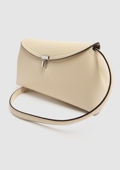 Totême T-lock Grain Leather Clutch