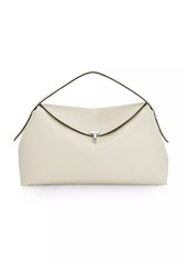 Totême T-Lock Leather Top-Handle Bag