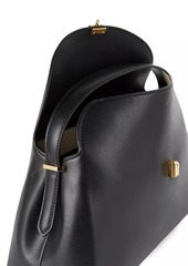 Totême T-Lock Leather Top Handle Bag