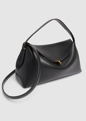 Totême T-lock Palmellata Leather Top Handle Bag