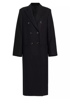 Totême Tailored Double-Breasted Wool Coat