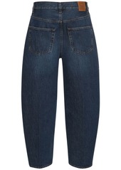 Totême Tapered Cotton Denim Wide Jeans