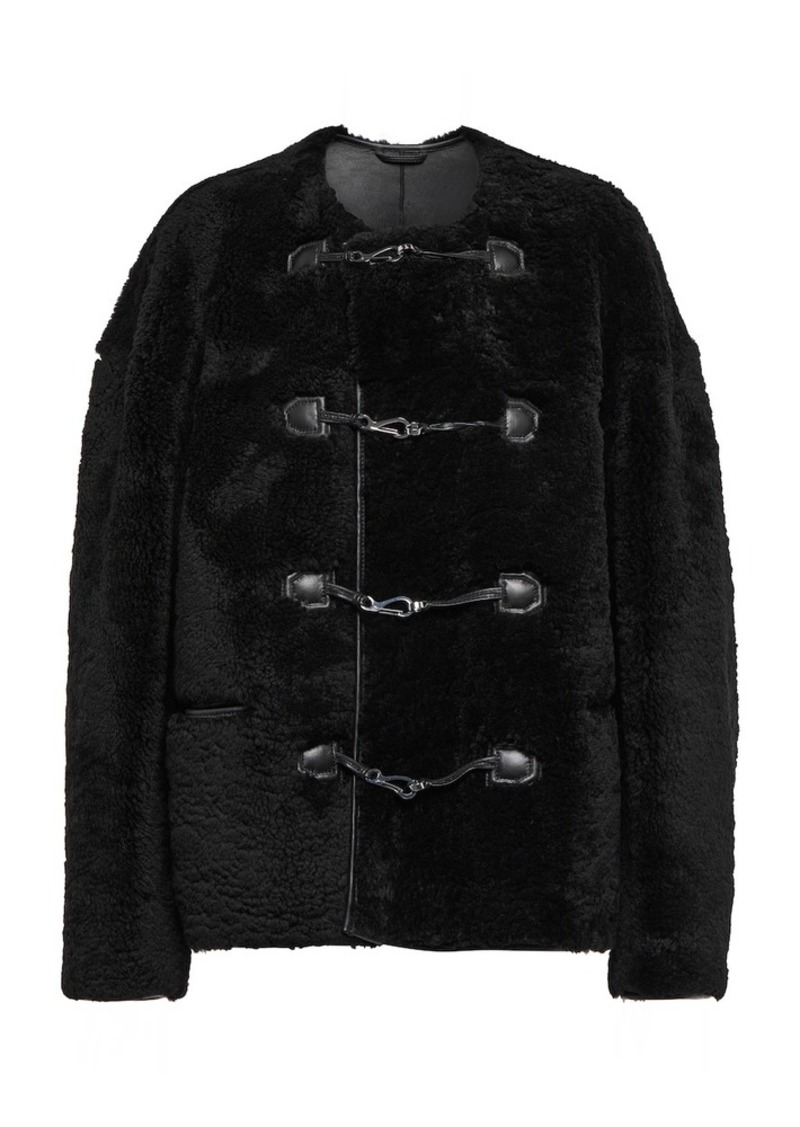 Totême Toteme Teddy embellished shearling jacket