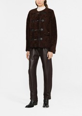 Totême teddy shearling clasp jacket