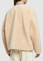 Totême Teddy Shearling Clasp Jacket