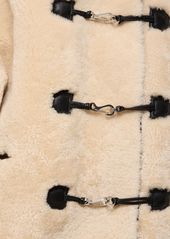 Totême Teddy Shearling Clasp Jacket