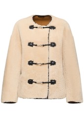 Totême Teddy Shearling Clasp Jacket