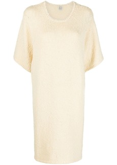 Totême textured knitted T-shirt dress
