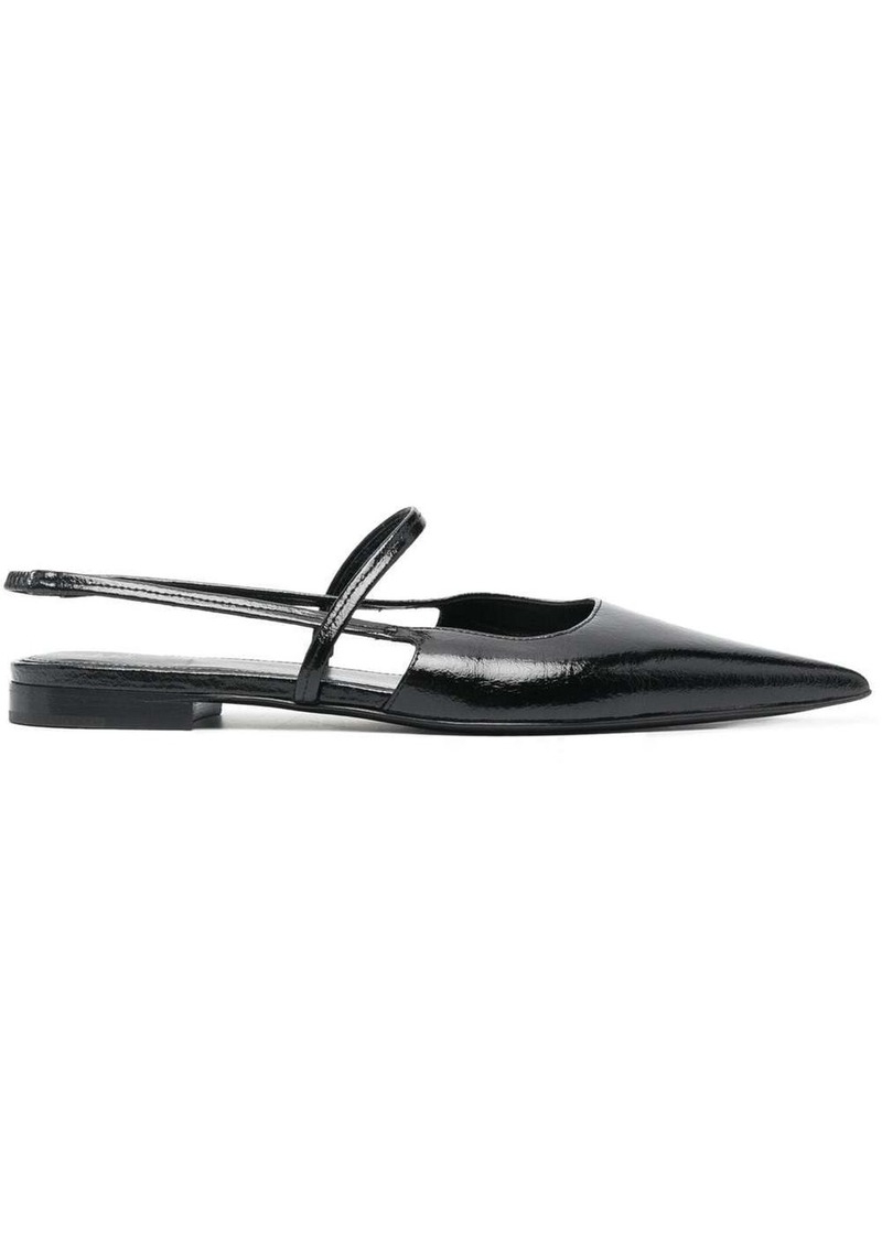 Totême The Sharp slingback flat sandals