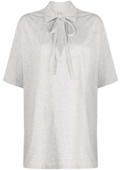 Totême tie-fastening neck T-shirt