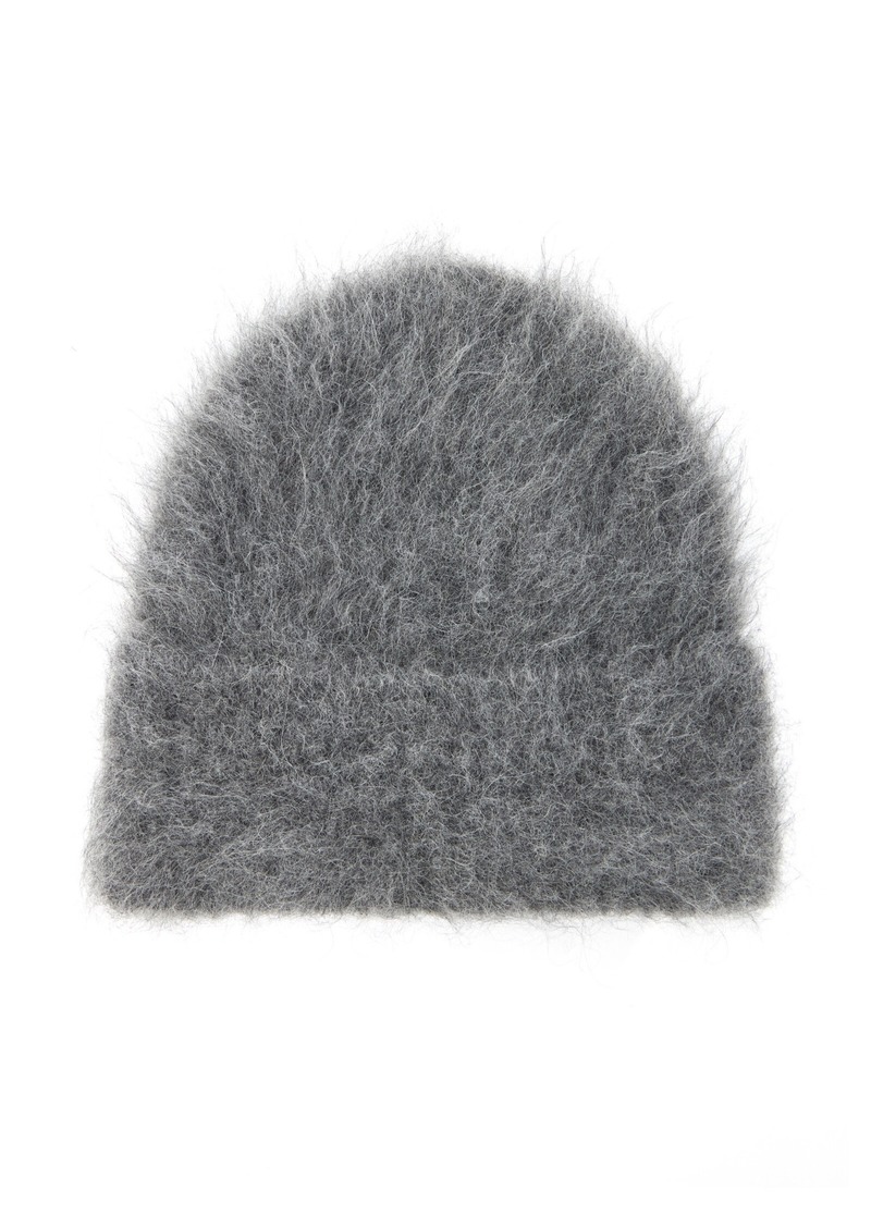 Totême Toteme - Alpaca Knit Beanie - Grey - OS - Moda Operandi