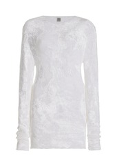Totême Toteme - Chenille Knit Top - White - S - Moda Operandi