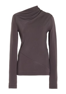 Totême Toteme - Draped Jersey Top - Grey - L - Moda Operandi