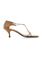 Totême Toteme - Knotted Leather Sandals - Tan - IT 39 - Moda Operandi