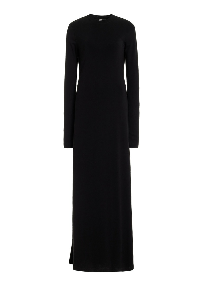 Totême Toteme - Lyocell Jersey Maxi Dress - Black - M - Moda Operandi