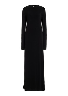 Totême Toteme - Lyocell Jersey Maxi Dress - Black - S - Moda Operandi