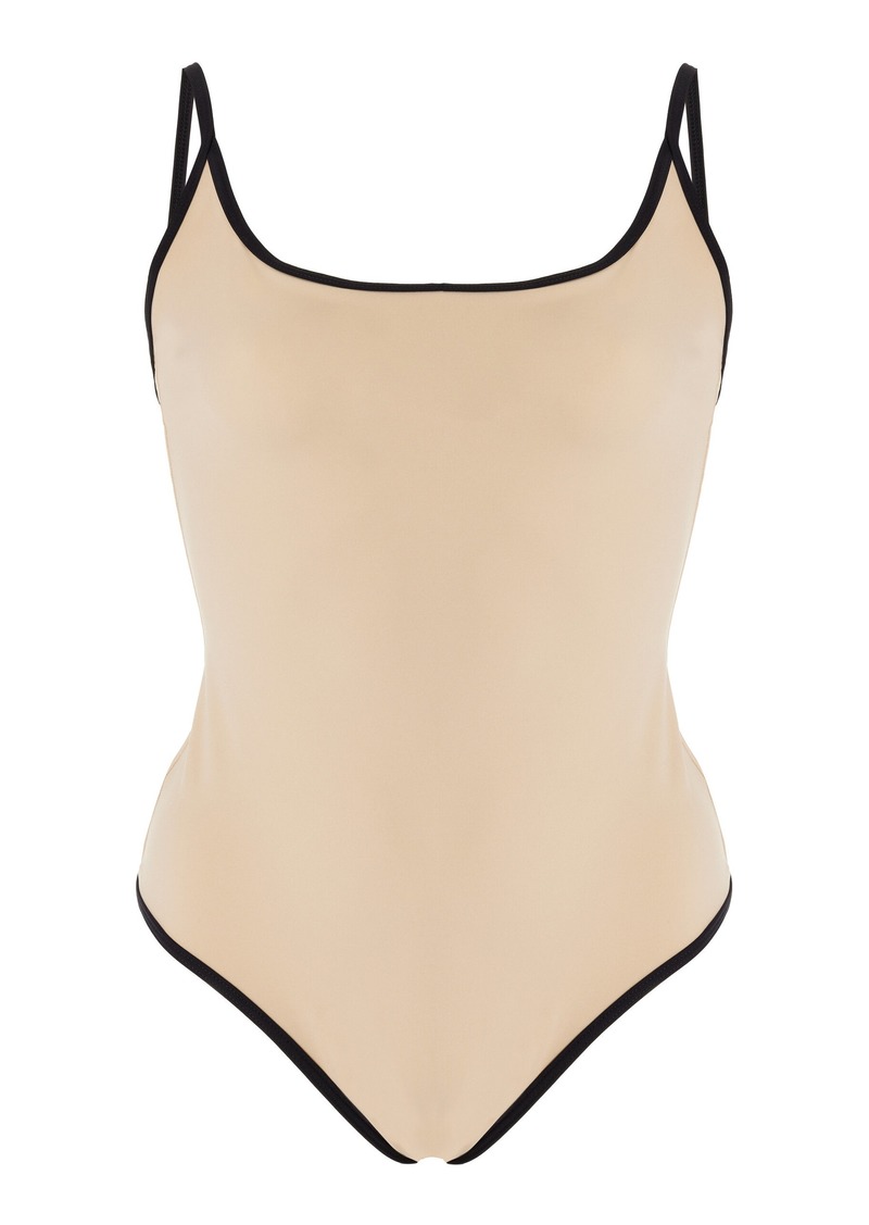 Totême Toteme - One-Piece Swimsuit - Neutral - XS - Moda Operandi