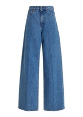 Totême Toteme - Rigid High-Rise Wide-Leg Jeans - Blue - 27 - Moda Operandi