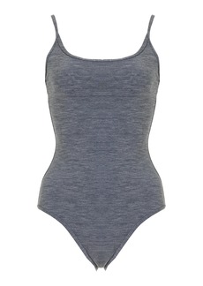 Totême Toteme - Scooped One-Piece Swimsuit - Grey - XS - Moda Operandi