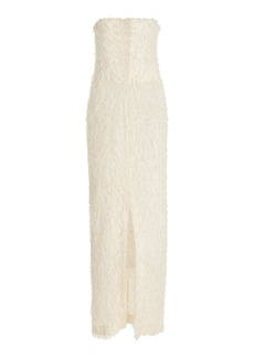 Totême Toteme - Strapless Fil Coupé Dress - White - FR 36 - Moda Operandi