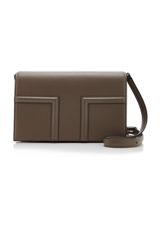 Totême Toteme - T-Flap Leather Bag - Neutral - OS - Moda Operandi