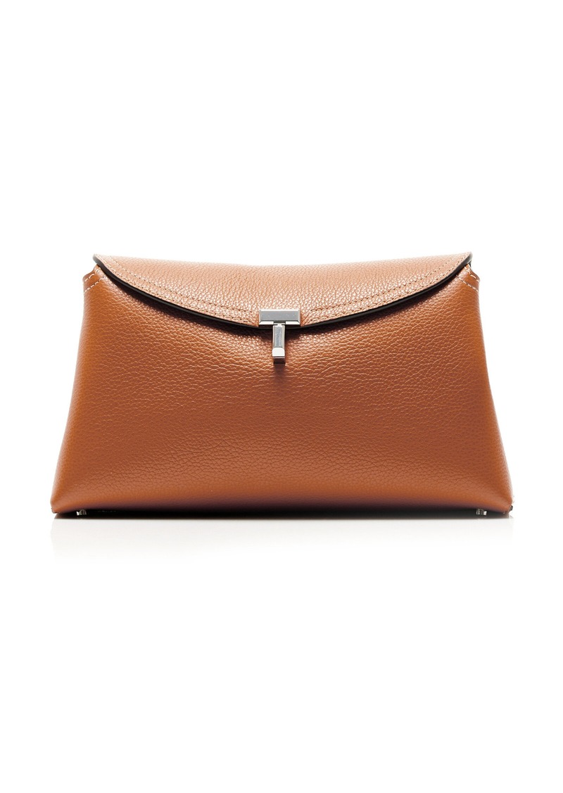 Totême Toteme - T-Lock Clutch - Tan - OS - Moda Operandi