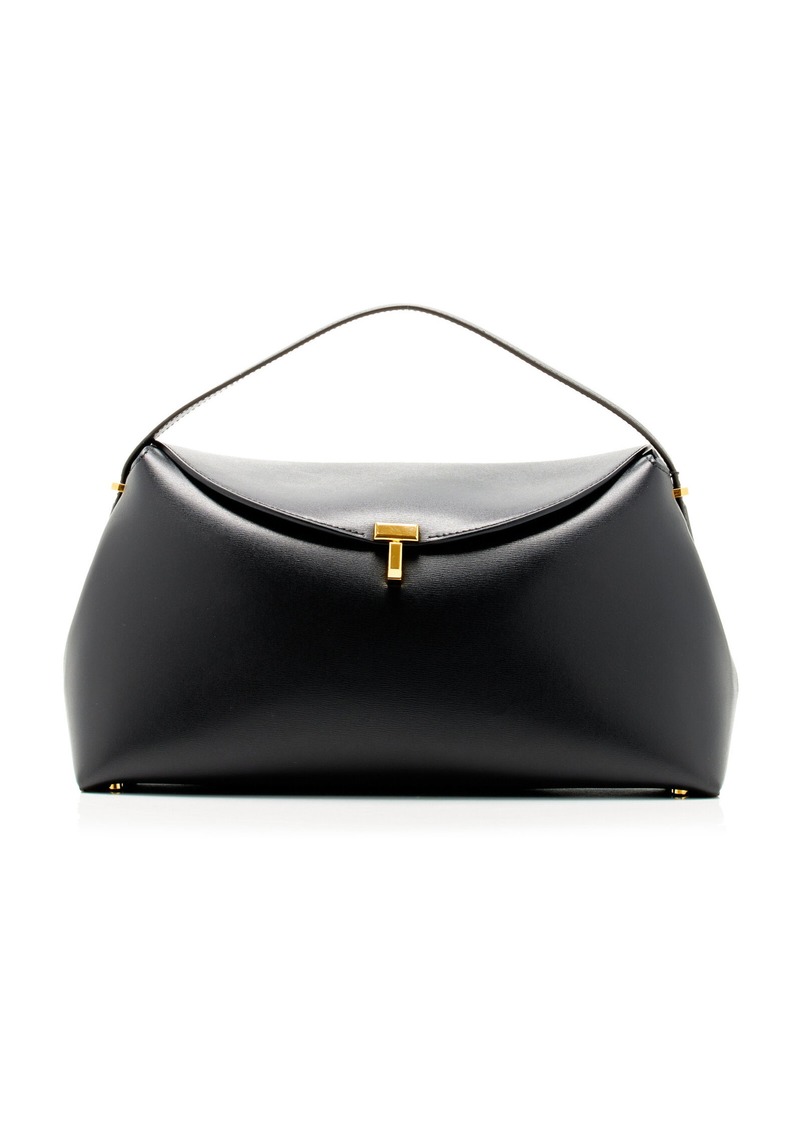 Totême Toteme - T-Lock Top Handle Bag - Black - OS - Moda Operandi