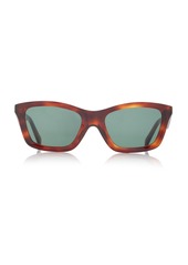 Totême Toteme - The Classics Square-Frame Acetate Sunglasses - Brown - OS - Moda Operandi