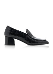 Totême Toteme - The Embossed Leather Loafers - Black - IT 38 - Moda Operandi
