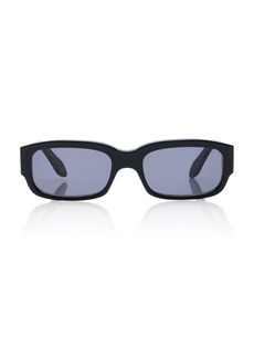 Totême Toteme - The Regulars Square-Frame Acetate Sunglasses - Black - OS - Moda Operandi