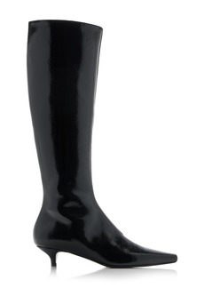 Totême Toteme - The Slim Leather Knee Boots - Black - IT 41 - Moda Operandi