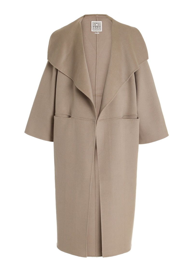 Totême Toteme - Wool-Cashmere Coat - Grey - L - Moda Operandi