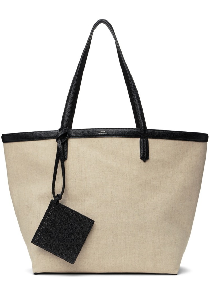 Totême TOTEME Beige Canvas Travel Tote