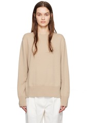 Totême TOTEME Beige Crewneck Sweater