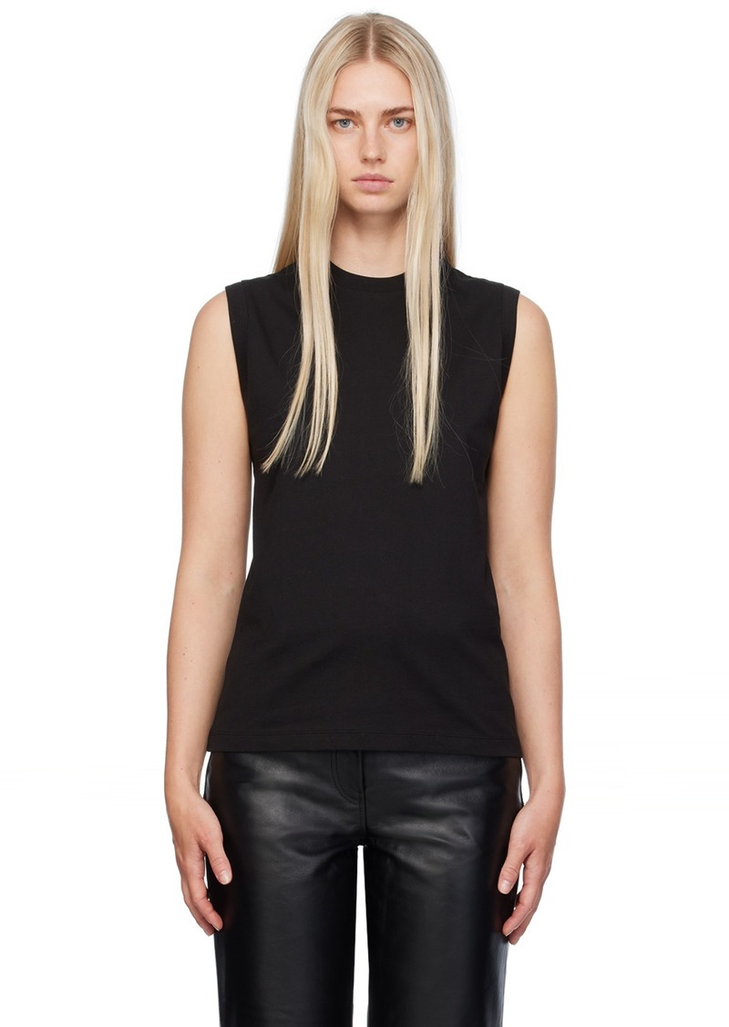 Totême TOTEME Black Relaxed Sleeveless Tank Top