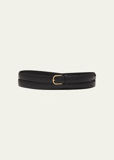Totême Toteme Black Slim Trouser Leather Belt