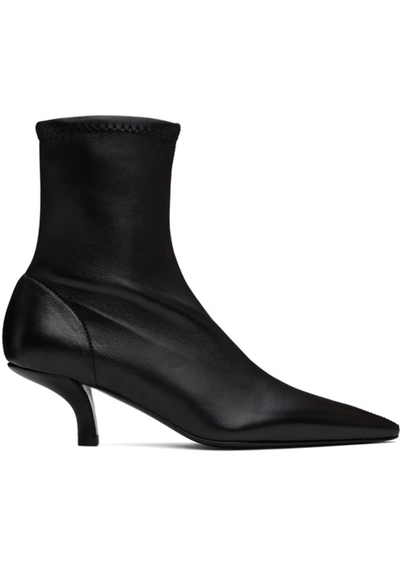 Totême TOTEME Black 'The Heeled Sock' Boots