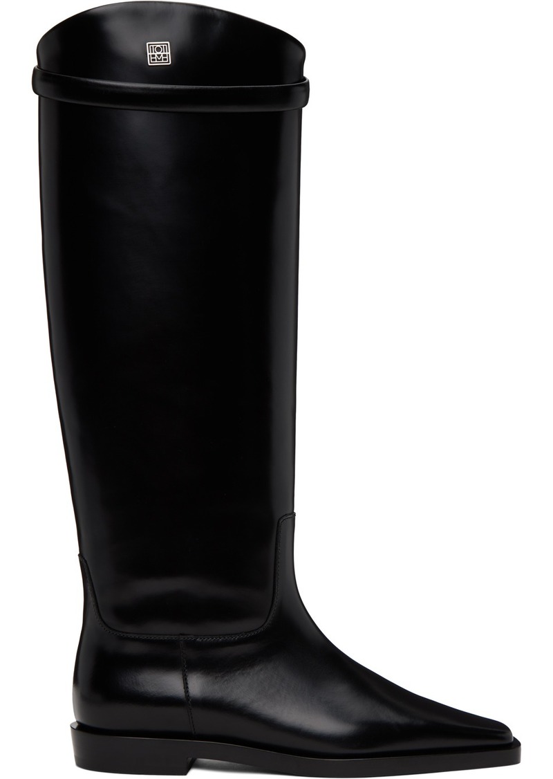 Totême TOTEME Black 'The Riding Boot' Tall Boots