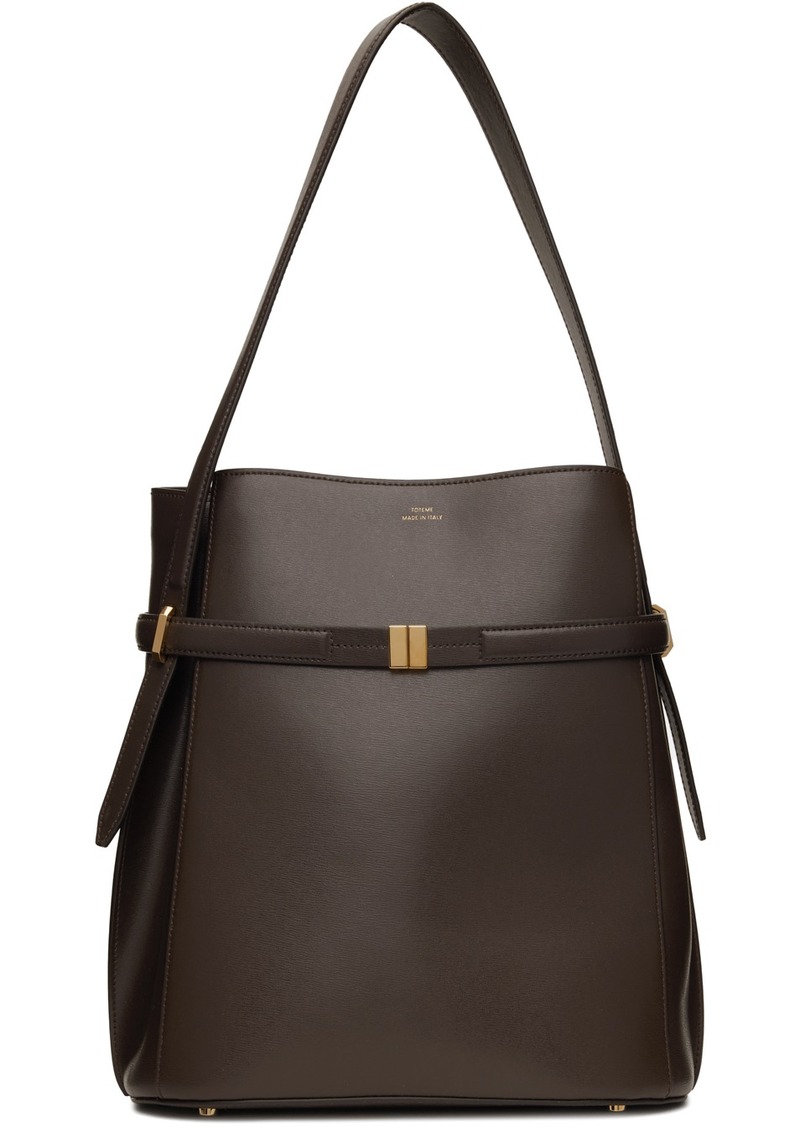 Totême TOTEME Brown Belted Bucket Bag