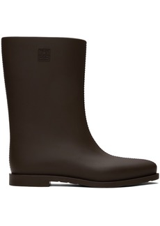 Totême TOTEME Brown 'The Rain Boot' Boots