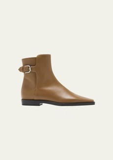 Totême Toteme Leather Belted Ankle Boots