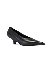 Totême Toteme Leather Wedge Heel Pump