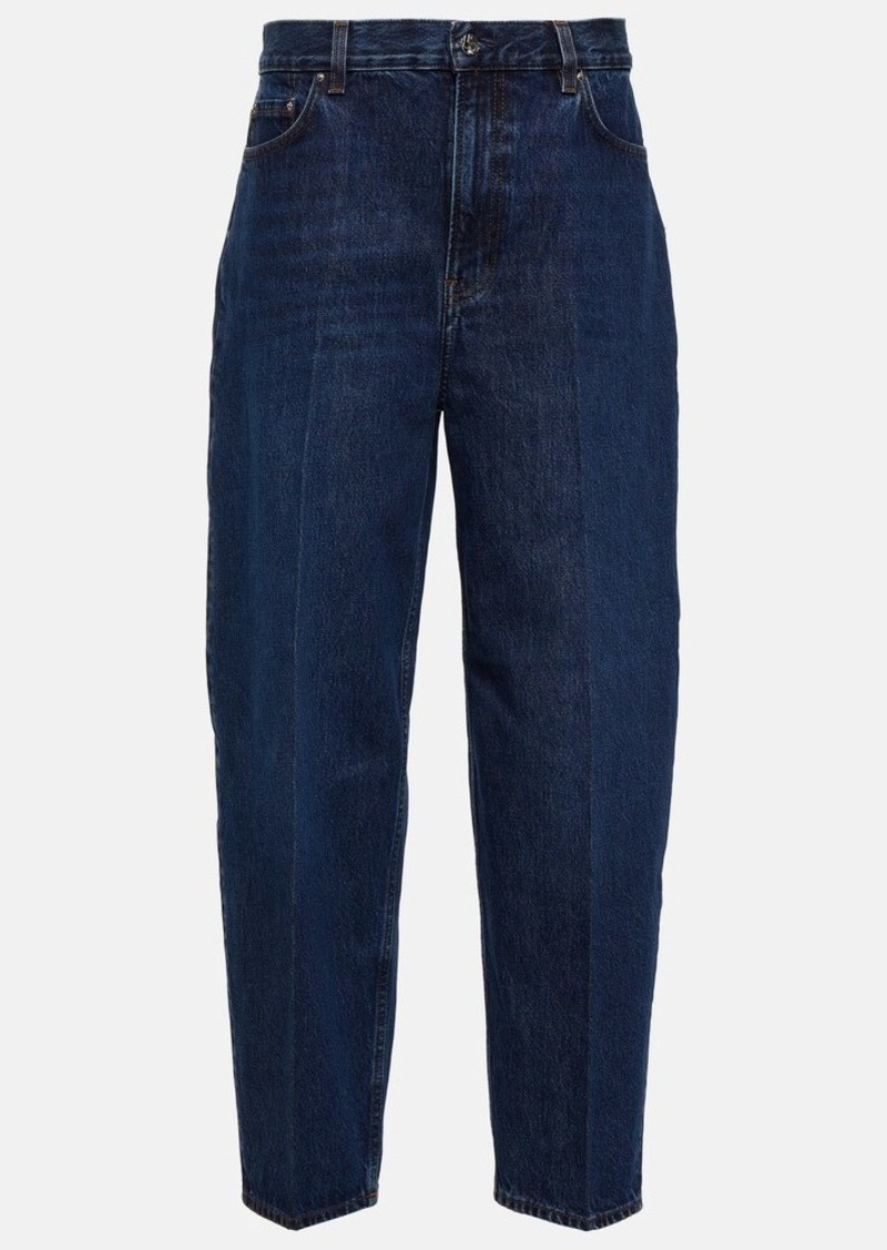 Totême Toteme Mid-rise tapered jeans