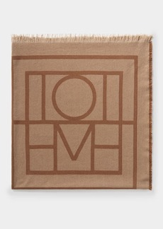 Totême Toteme Monogram Cashmere-Blend Scarf