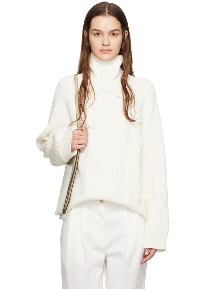 Totême TOTEME Off-White Raglan Turtleneck