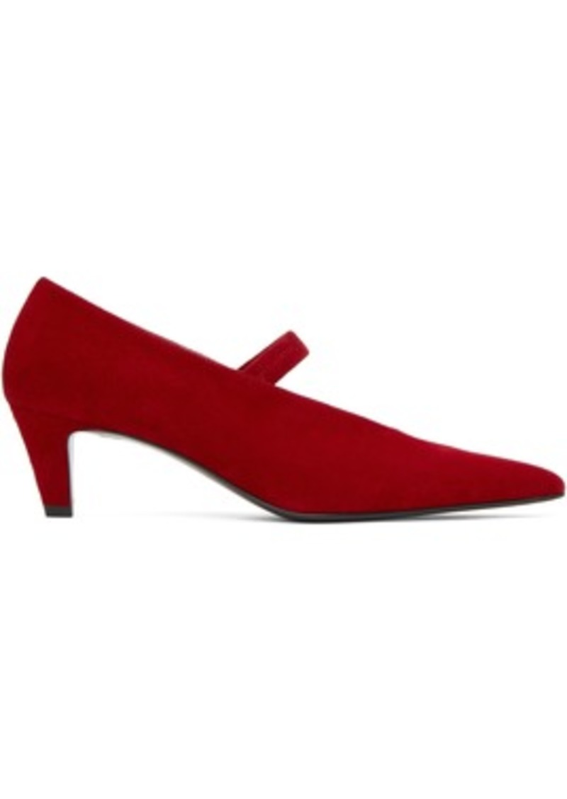 Totême TOTEME Red 'The Mary Jane' Pumps
